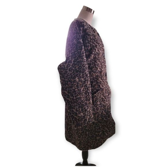 *NWT* KATE SPADE Stunning Brushed Brown Leopard Sugarcoat Cocoon Style Topper - Picture 6 of 16